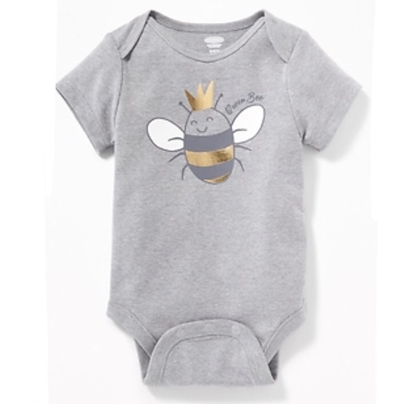 NWT Baby Girls Queen Bee One Piece Bodysuit - Picture 2 of 3